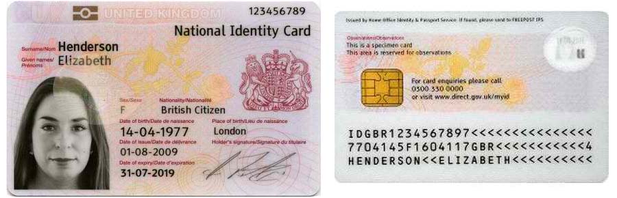 U.K. National ID Card and Real ID - EroFound